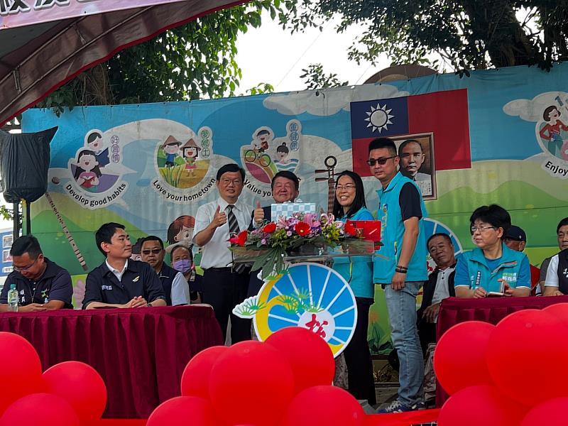 嘉義縣松山國小創校54週年校慶暨運動場啟用剪綵