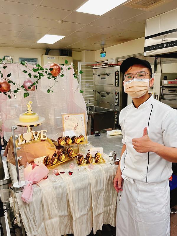 景文科大餐飲系學生鄭睿峰榮獲1季軍獲獎作品。