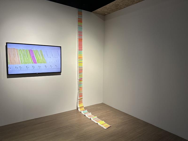 《怣人不在》展覽藝術家邱怜禎作品〈Live with me〉