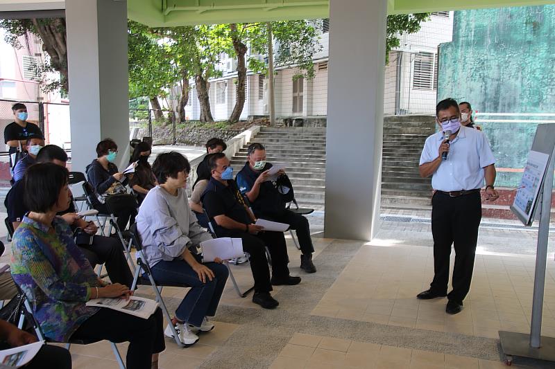 改善提升校園校舍 縣長饒慶鈴視察新港國中後棟教學大樓重建 為孩子打造安全安心學習環境