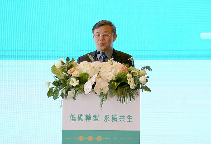 高市府副秘書長王啟川指出淨零轉型是必經之路，市府成立產業淨零大聯盟以大帶小協助業者轉型，提升市場競爭力。