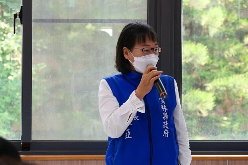 雲林縣副縣長謝淑亞蒞臨會場致詞。