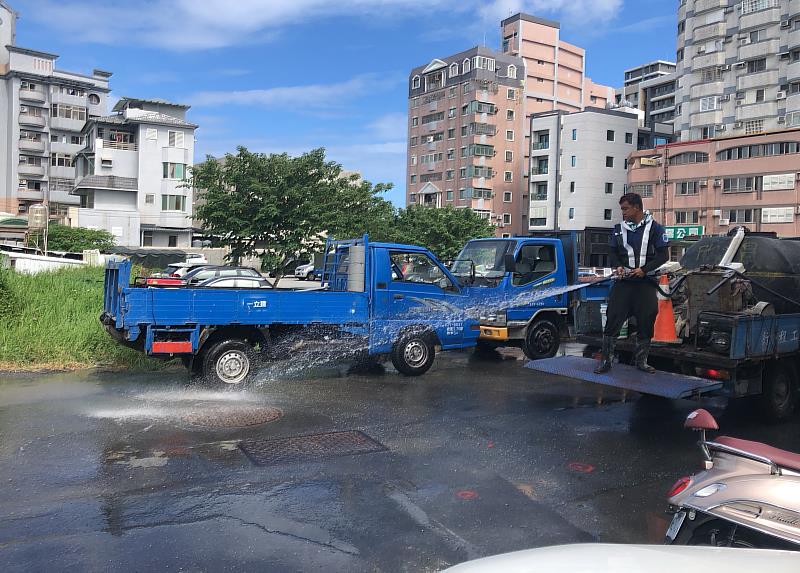 永續城鄉 臺東環保局呼籲營建工地落實揚塵防制 共護臺東空氣好品質