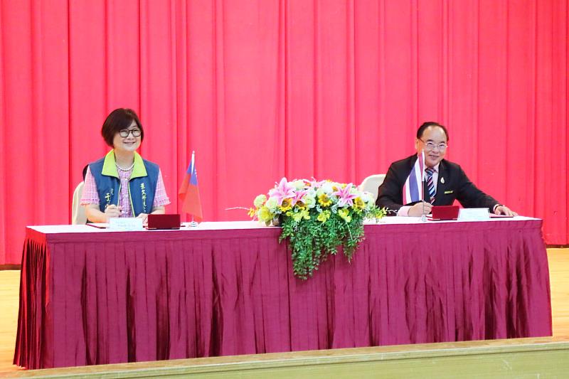 景文科大與泰國湄州大學簽訂合作備忘錄 促進兩校學術交流。