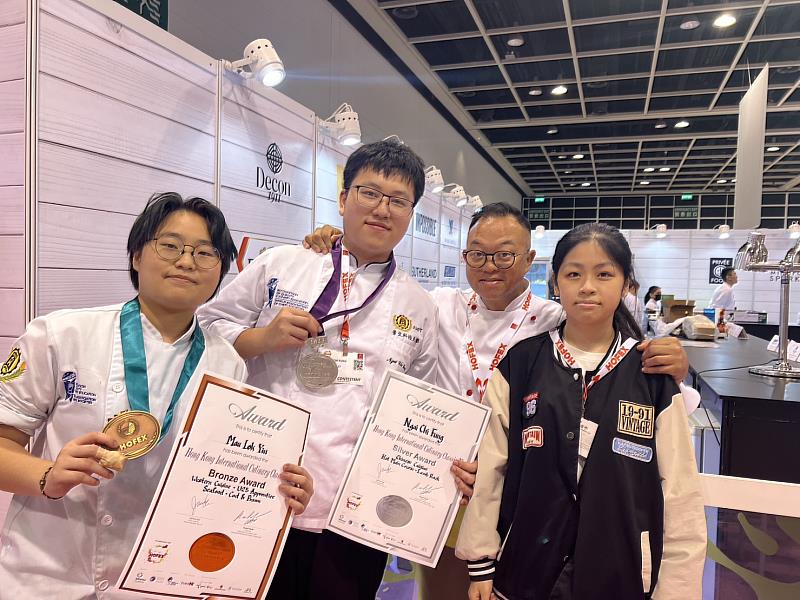 2023HOFEX 香港國際廚藝競賽 景文科大餐飲系榮獲1銀1銅。