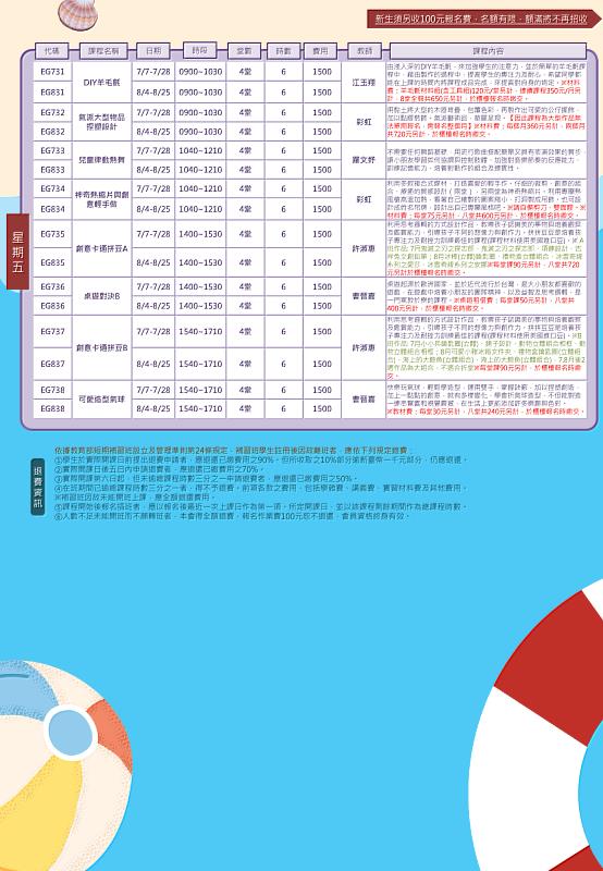 救國團樹林終身學習中心  贏接108年課綱 樹林暑期陽光FUN樂營開班囉