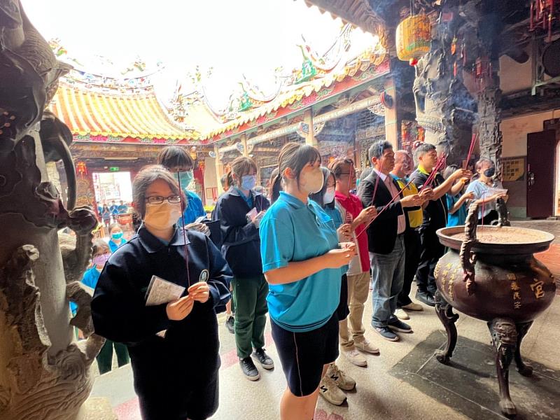 北埔國中祈福