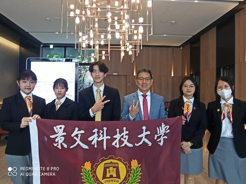 景文科大旅館系勇奪3金1銀1銅。