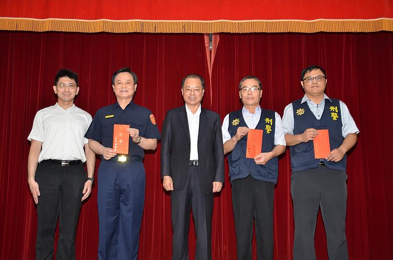 警政署長黃明昭22日視察臺東縣警察局 肯定掃黑與打詐成效