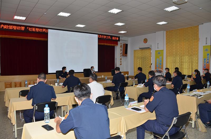 警政署長黃明昭22日視察臺東縣警察局 肯定掃黑與打詐成效