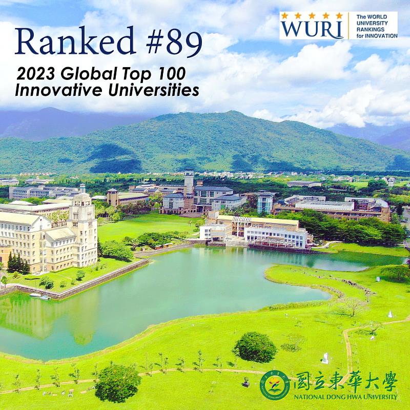 國立東華大學於「創新大學價值」項排名第89名。