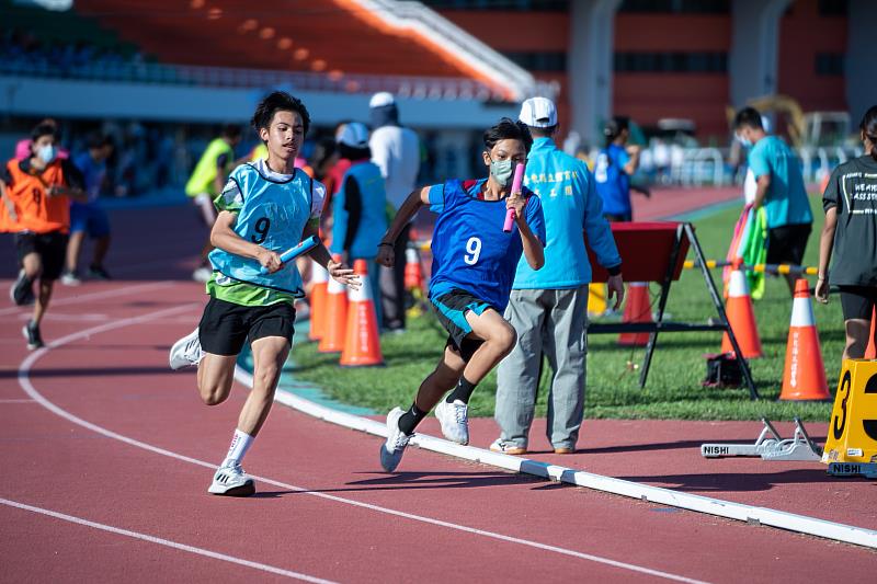 111學年度全國國中大隊接力27日臺東競賽 (台東縣政府資料照片)