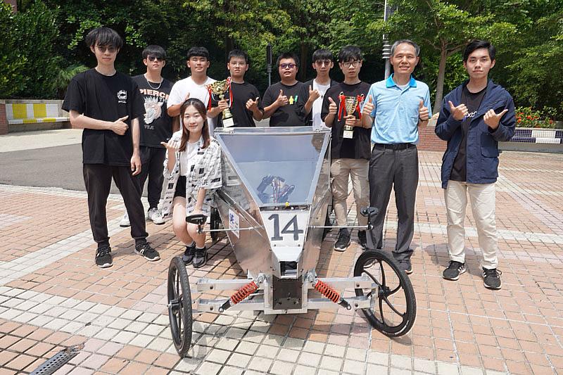 大葉大學機械系RV139車隊榮獲最佳創意設計獎、車輛製作競賽佳作