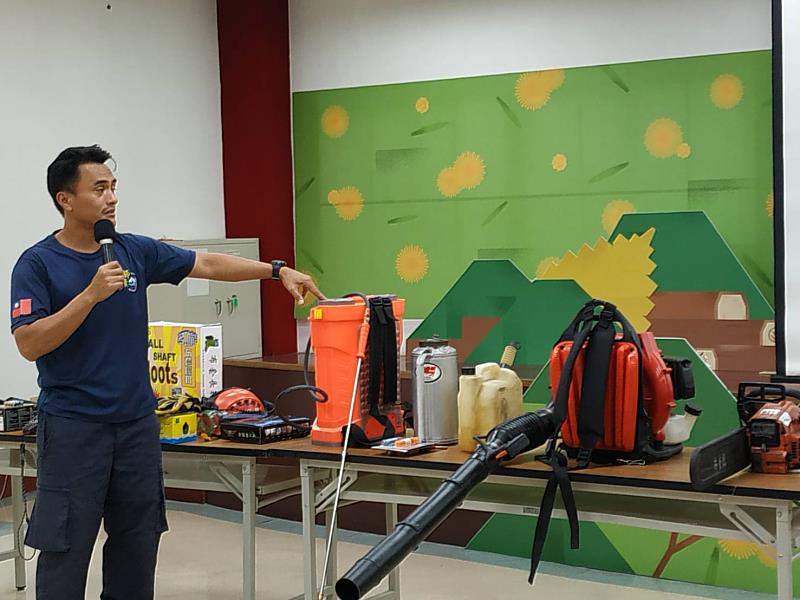 屏東縣消防局分享公私有林火警救災應變處理及經驗