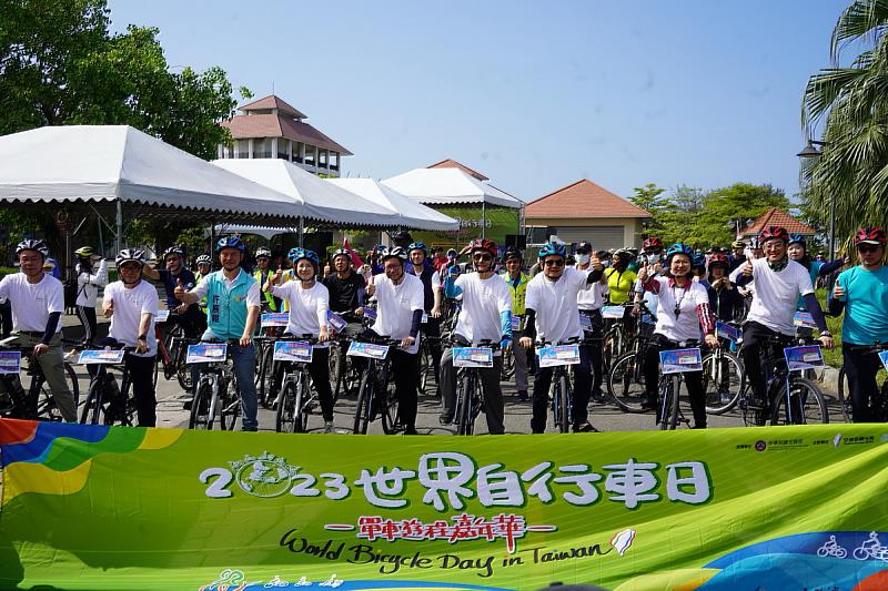 全台各地自行車愛好者響應交通部觀光局的號召，熱情參與6月3日世界自行車日活動