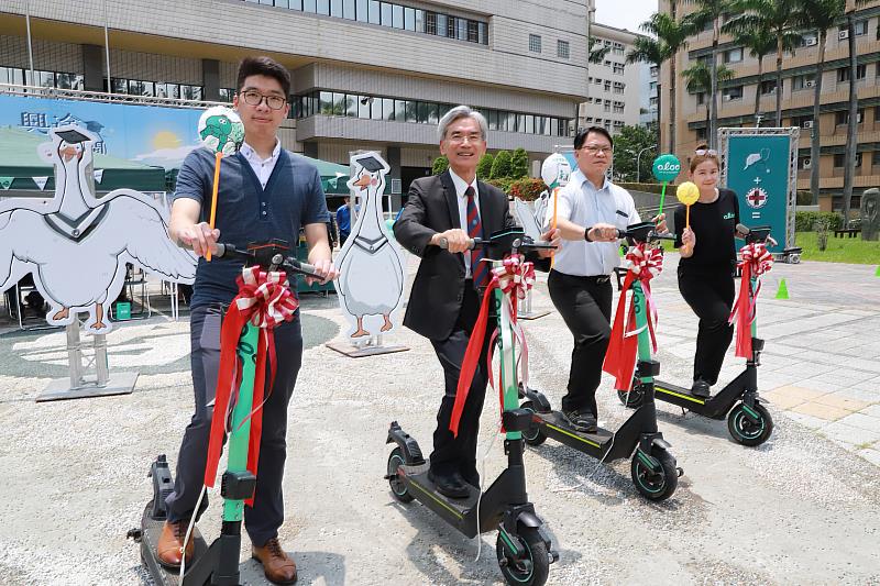 中興大學6月起校本部引進oloo共享電動滑板車