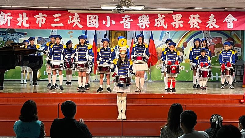 2023新北市鼓藝節將於6月10至11日在新北市美術館戶外園區演出（圖片由三峽國小行進鼓隊提供）