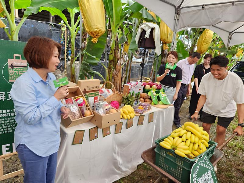 縣長與海尼根協助推廣青農