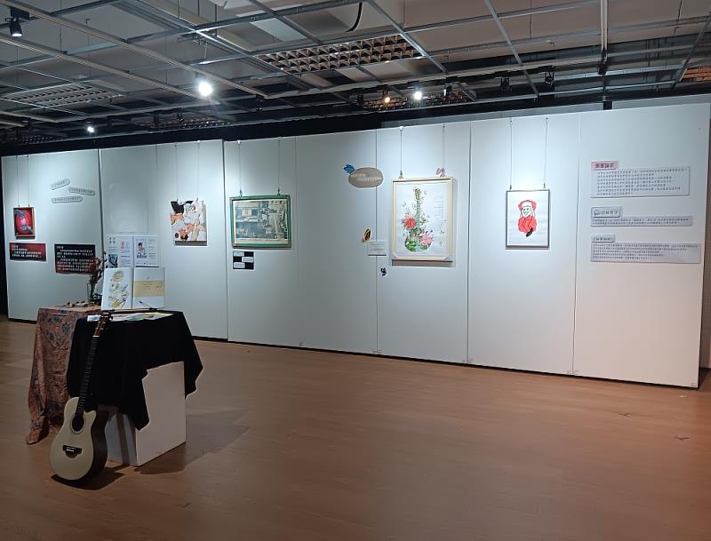 圖說三:「飛翔的自由式」展覽現場之三