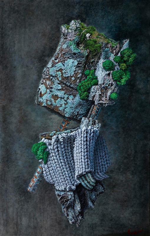 金牌獎_廖文彬_遮羞布_95×60cm_2023