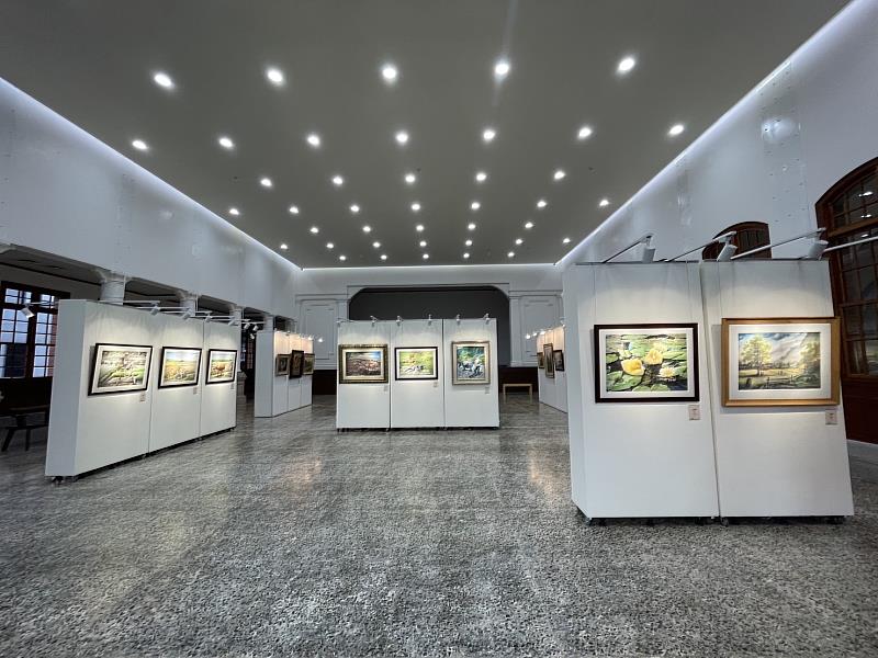 聯展於新竹公會堂內展出