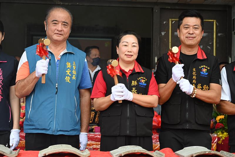 今(27)日舉行「玉里鎮藝文中心場館整建再造工程開工典禮」，由花蓮縣長徐榛蔚出席主持典禮