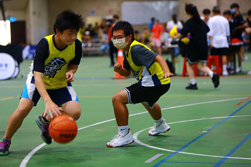 圖5 「 2023原客青少年三對三籃球賽之預、複賽」吸引眾多隊伍熱情參與。