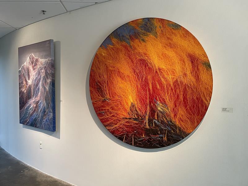 鄭麗雲《At One with the Elements》個展一隅