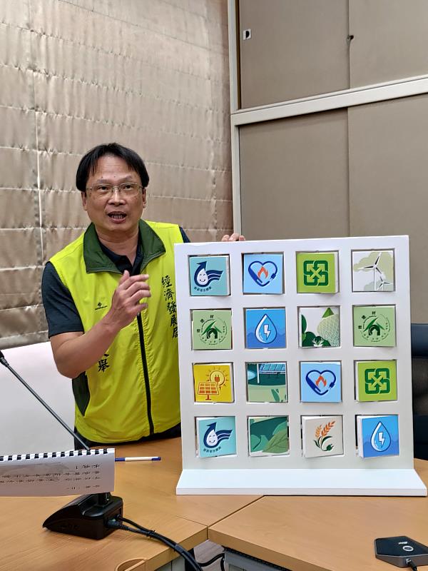 商業科楊政舉科長示範教案道具.
