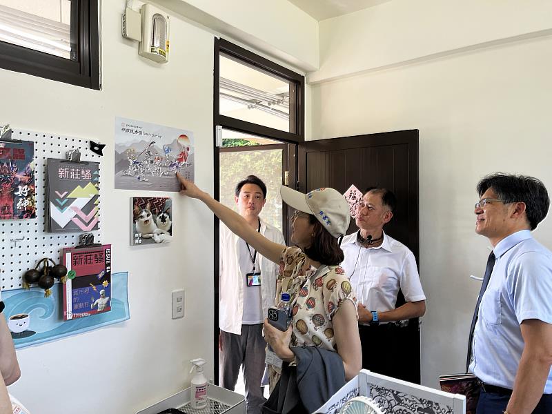新北市文化局、臺北市財政局雙局長與進駐設計師共同分享進駐創作成果