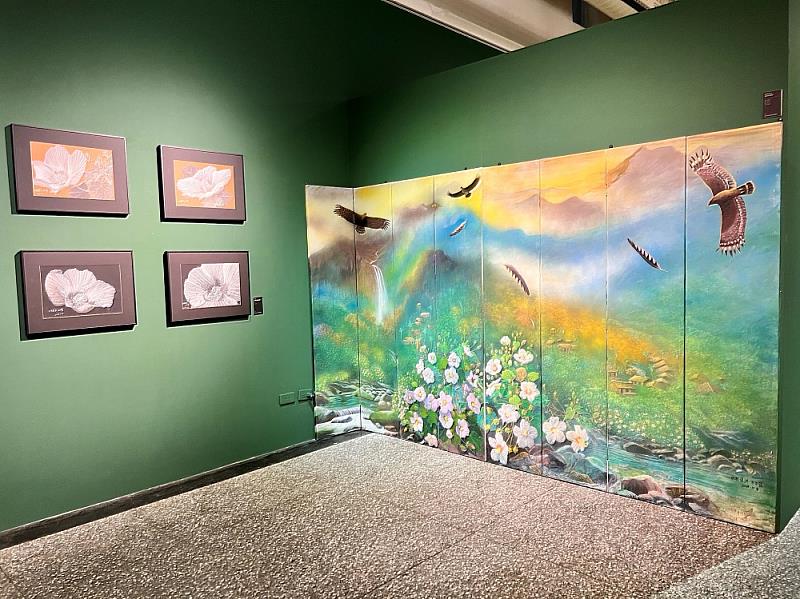 包梅芳作品主題「綻放lakarau」。