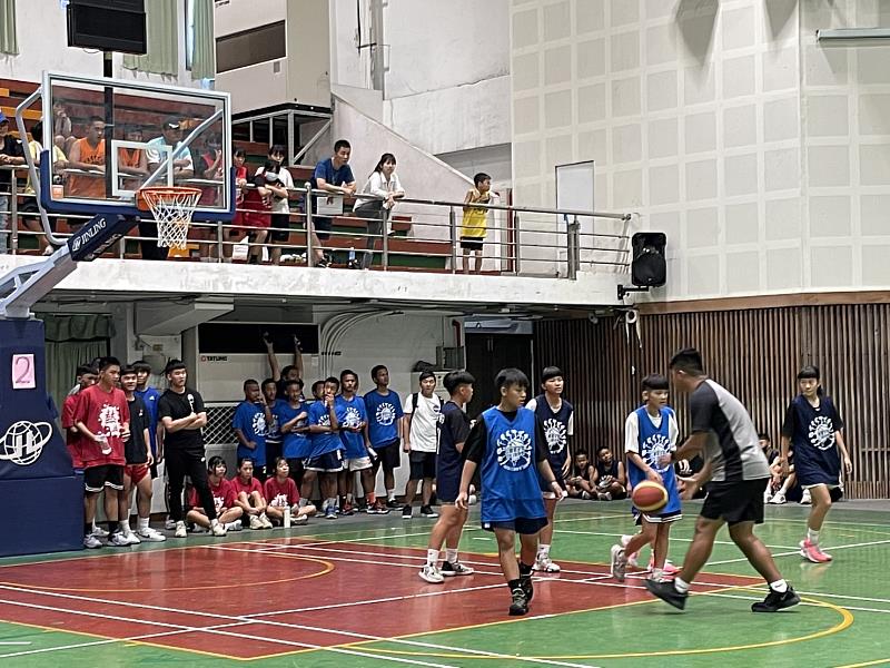 原客三對三籃球賽南投場今日登場，原客青少年組隊參賽