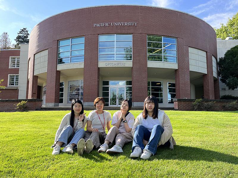 大葉大學視光系4名學生暑假到美國太平洋大學視光學院研修實習