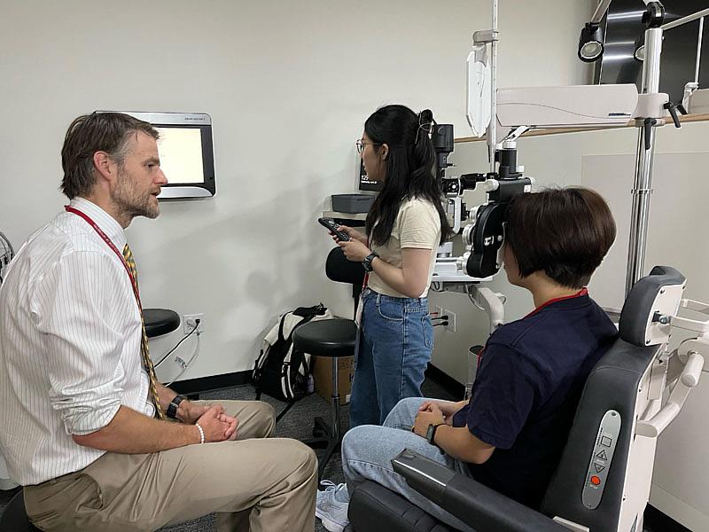 大葉大學視光系學生到美國進行視光臨床學習
