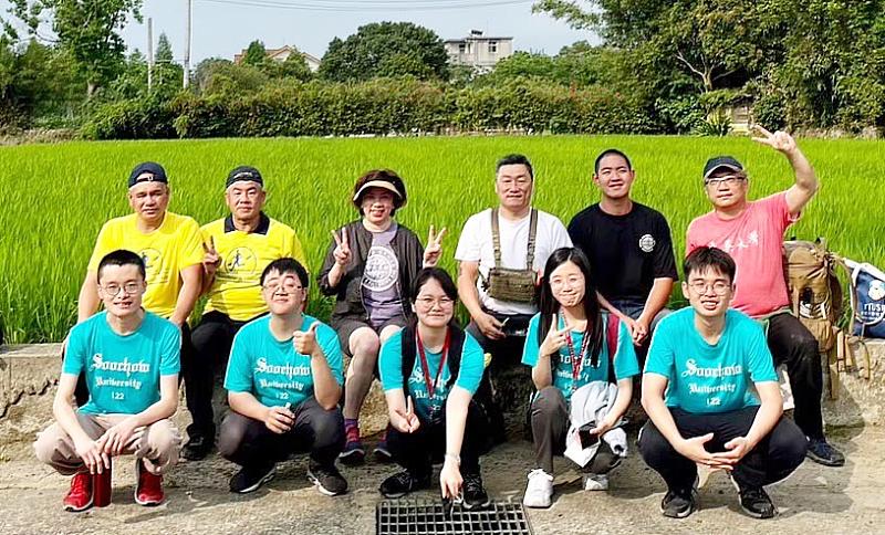 東吳大學與北埔鄉對地方創生的合作與實踐計畫-計畫主持人與稻米組學生