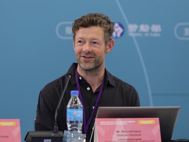 比利時佛拉芒區就業服務及職訓總署 (VDAB)總署長Mr. Wim Adriaens 致詞