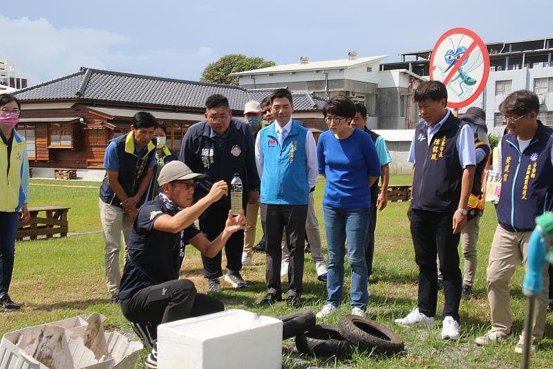 臺東縣阻絕登革熱啟動「孳生源清除日」 饒慶鈴請民眾配合清潔環境護家園保障健康