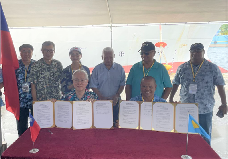 國科會與帛琉農漁環境部簽署海洋科學合作備忘錄