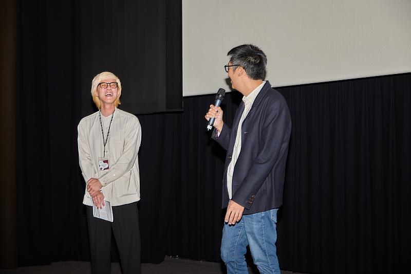 影展總監Benson Wu及陳駿霖導演映後座談