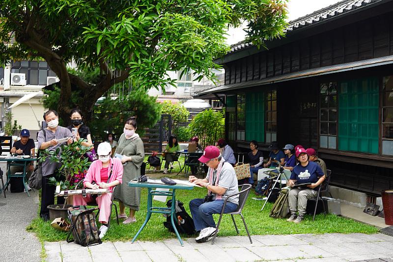 「致敬大師•松園速寫」  蕭如松藝術園區藝術家雲集