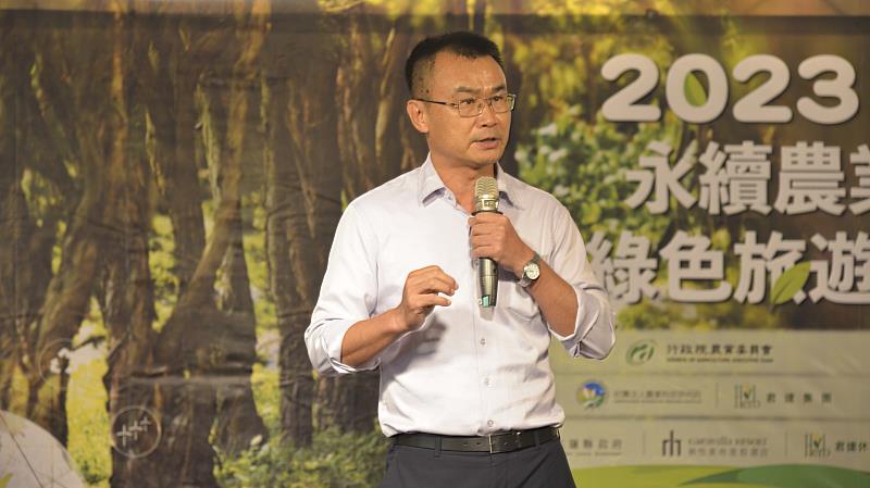 農委會主委陳吉仲擔任首堂課程講師。