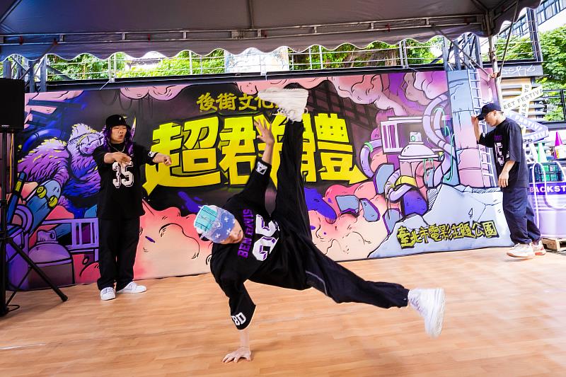2023《後街文化祭》開幕邀請90_s bboyz Taiwan 為活動揭開序曲，展現最純粹的街舞精神