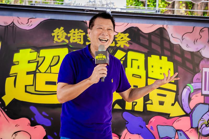 台北市文化局長蔡詩萍邀請大家走入電影公園參與街頭文化，更表示期待未來也能親自與創作者一起上台進行一段嘻哈表演