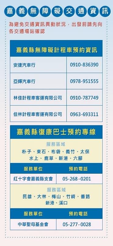 嘉義縣提供無障礙交通服務  邀身障朋友一同嗨翻海之夏-3