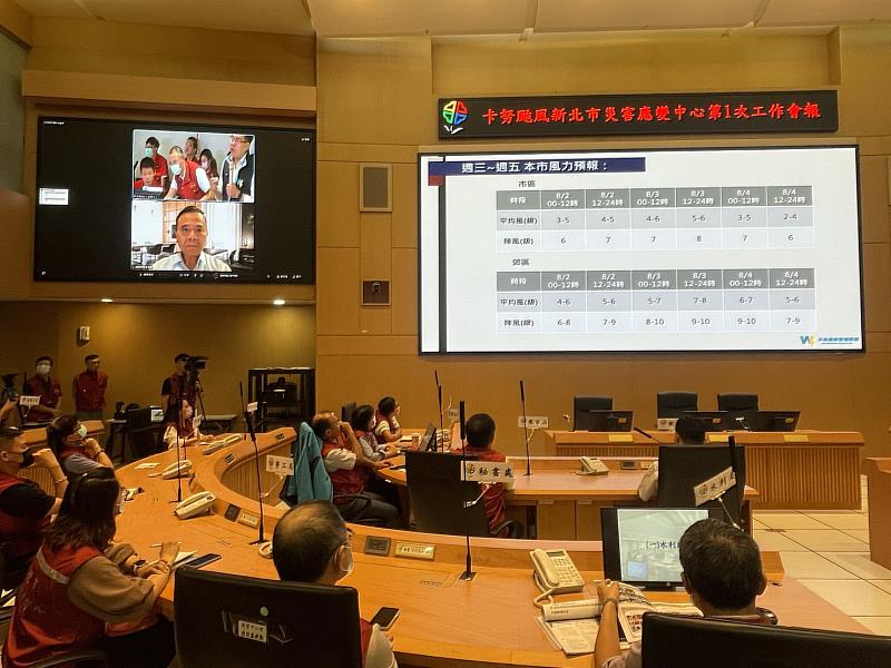 侯友宜提醒市民朋友，受颱風外圍環流影響，北海岸及東北角沿海已有長浪及強風侵襲，應避免前往海邊活動，另沿海及空曠地區應特別注意強陣風危害，不可掉以輕心。