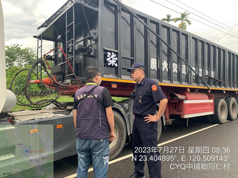 又是北土南送！嘉縣攔查扣留6輛非法載運車