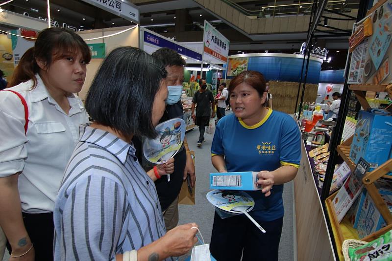 2023台灣美食展-屏東業者與民眾互動