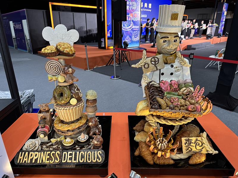 景文科大餐飲系受邀2023台灣美食展參展作品。