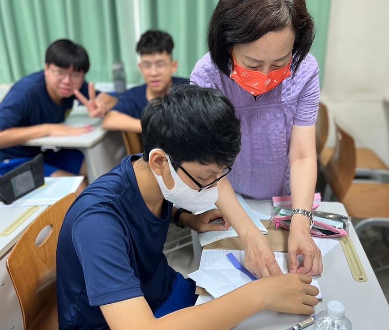 圖說三：摺紙手作體驗之二