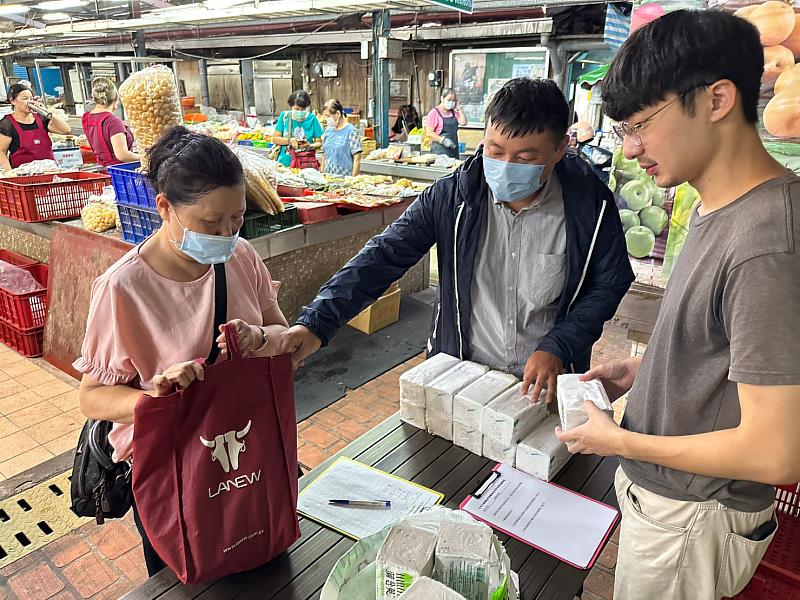 新埔公有市場快閃活動。